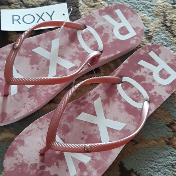 7x*Host Pick*Roxy adorable flip flop sandals - Picture 7 of 16